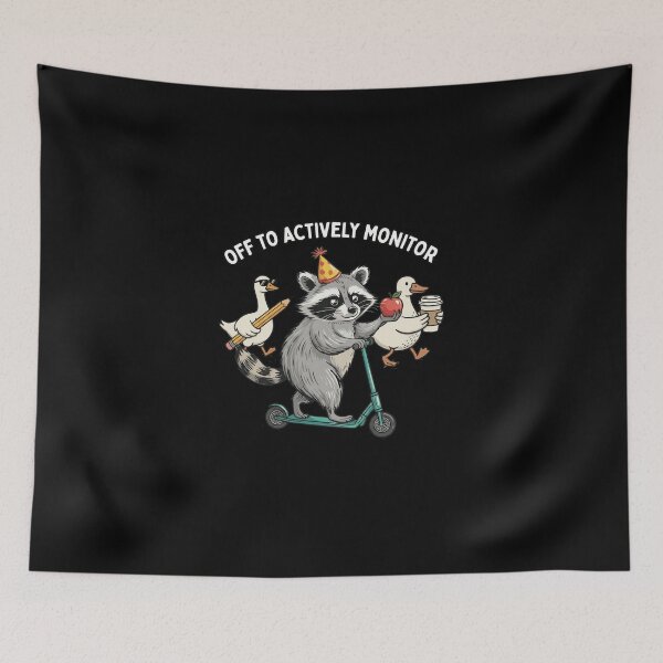 Item preview, off-to-actively-monitor designed and sold by w66aboo.