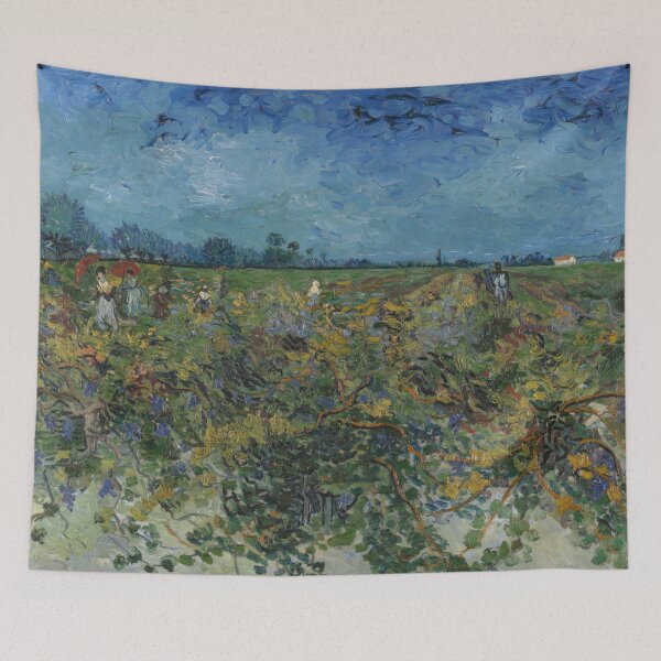 Item preview, The Green Vineyard by Vincent van Gogh: Post Impressionist Landscape Poster designed and sold by artofuniverse.