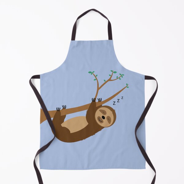 Item preview, Kawaii-style sloths sleeping hanging from a branch designed and sold by Martapp.