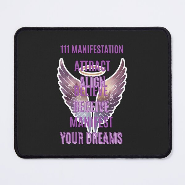 Item preview, 111 Angel Number Manifestation – Spiritual Aesthetic Typography Design designed and sold by CosmicQuietLab.