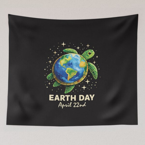 Item preview, Earth Day 2026 Sea Turtle Save The Earth Ocean Conservation designed and sold by kiralynstration.