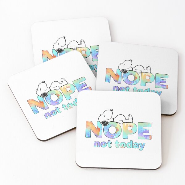 Item preview, Nope Not Today Snoopy designed and sold by Morphologiona.