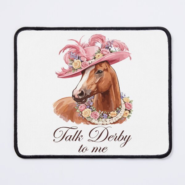 Item preview, Talk Derby To Me Funny Horse Racing Humor Party Gift designed and sold by kiralynstration.