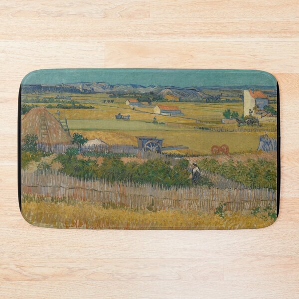 Item preview, The Harvest by Vincent van Gogh: Post Impressionist Countryside Landscape Poster designed and sold by artofuniverse.