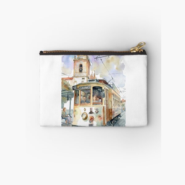Item preview, Porto Vintage Tram Watercolor designed and sold by caracatita75.