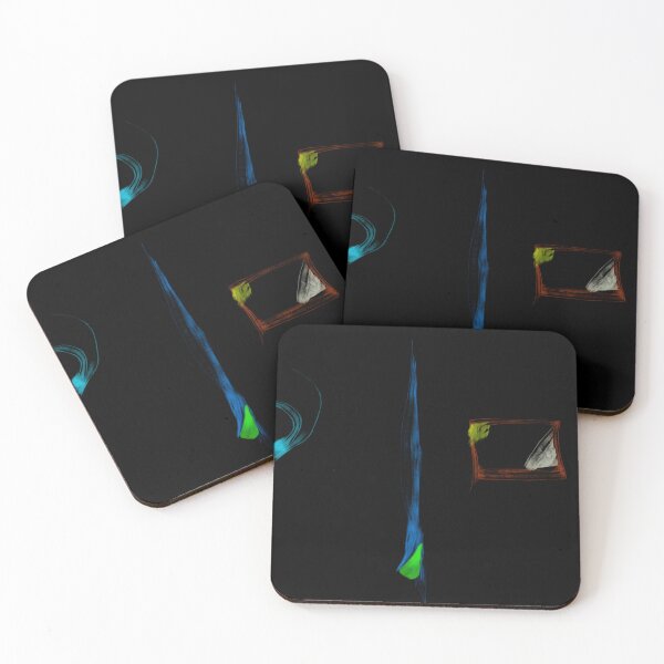 Item preview, Art Potpourri  Minimalist Primitive Abstract Digital Black Painting designed and sold by masabo.