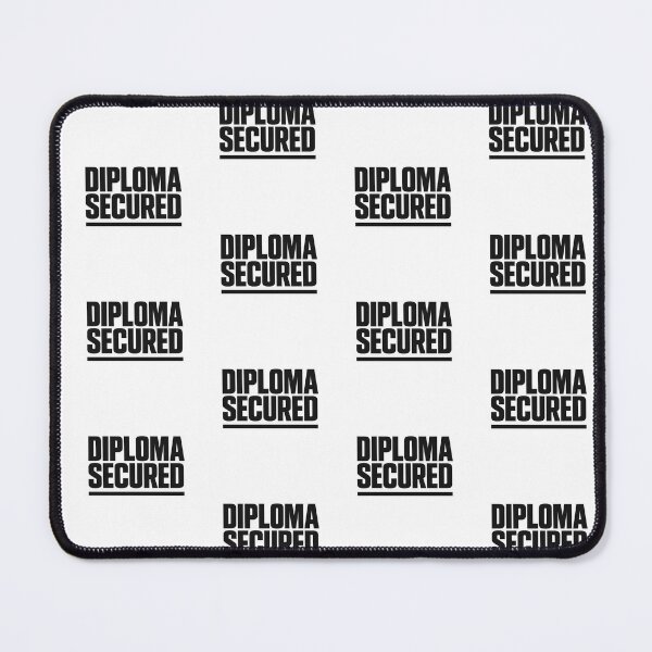 Item preview, Graduation diploma secured concept with bold typography, suitable for backgrounds, AI generated designed and sold by dvoevnore.