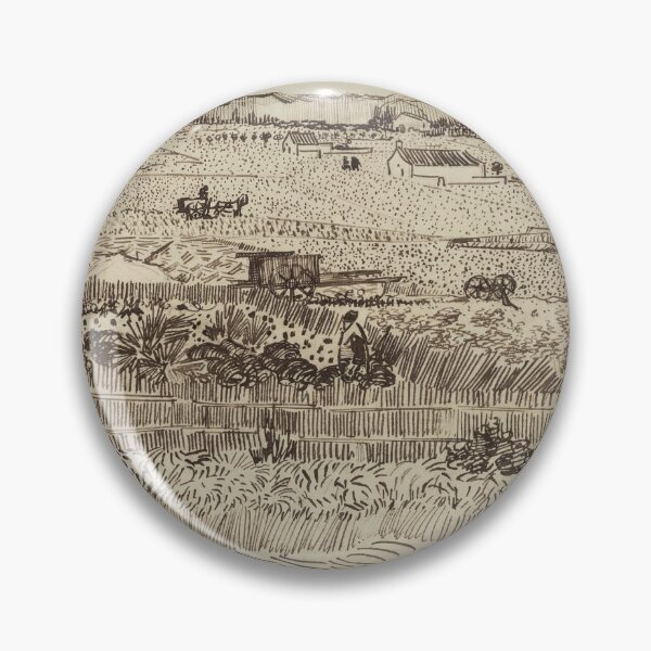 Item preview, The Harvest for Emile Bernard by Vincent van Gogh: Post Impressionist Landscape designed and sold by artofuniverse.