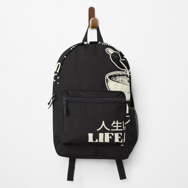 Item preview, Life Is Soup I Am Fork Funny Cat Meme Japanese Aesthetic designed and sold by kiralynstration.