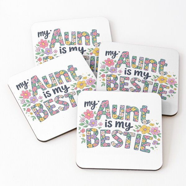 Item preview, My Aunt is My Bestie Aunt and Niece Matching  designed and sold by THREE LITTLE BEANS.