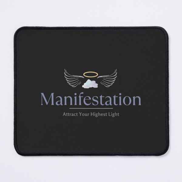 Item preview, Manifestation – Attract Your Highest Light Spiritual Aesthetic Typography Design designed and sold by CosmicQuietLab.