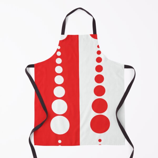 Item preview, 60s Space Age Dots – Red & White Mid-Century Geometric Pop-Art designed and sold by Ela Art Space .