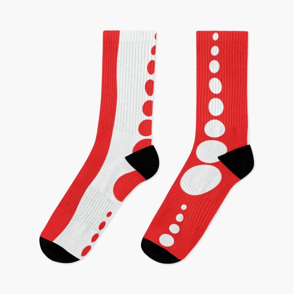 Item preview, 60s Space Age Dots – Red & White Mid-Century Geometric Pop-Art designed and sold by Ela Art Space .