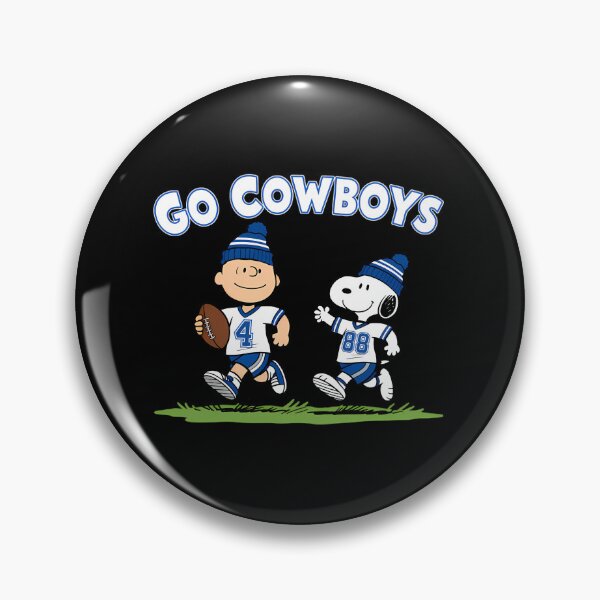 Item preview, Dallas Football Go Cowboys Snoopy And Charlie Brow designed and sold by RetroCandyfloss.