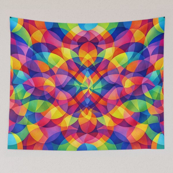 Item preview, Radiant geometric color composition designed and sold by Sigtrix.