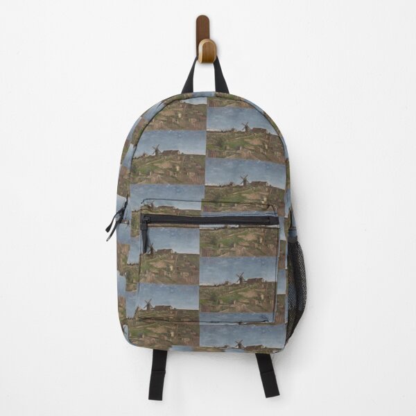 Item preview, The Hill of Montmartre by Vincent van Gogh: Rustic Post Impressionist Poster designed and sold by artofuniverse.