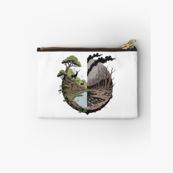 Item preview, Environmental Awareness Split Earth - Save Our Planet & Water designed and sold by Nuvoro Eco Awareness.