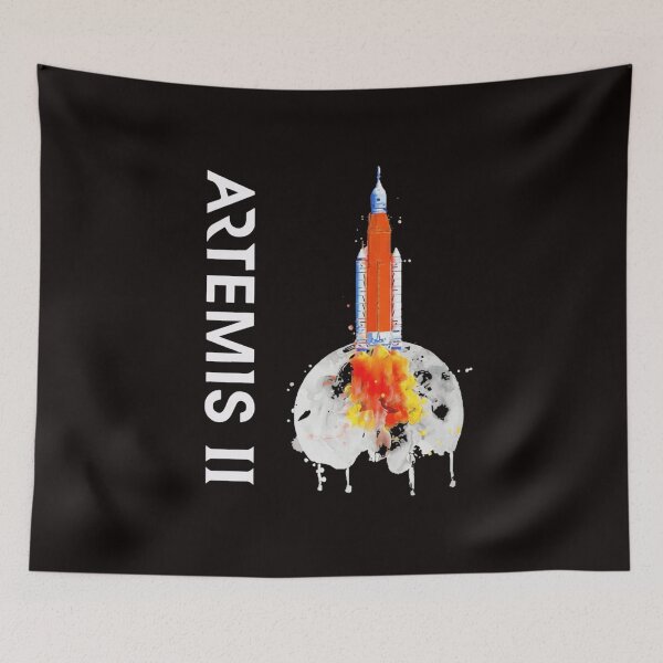Item preview, Official Artemis 2 SLS Rocket Launch Mission To The Moon And Beyond designed and sold by malikromanie.