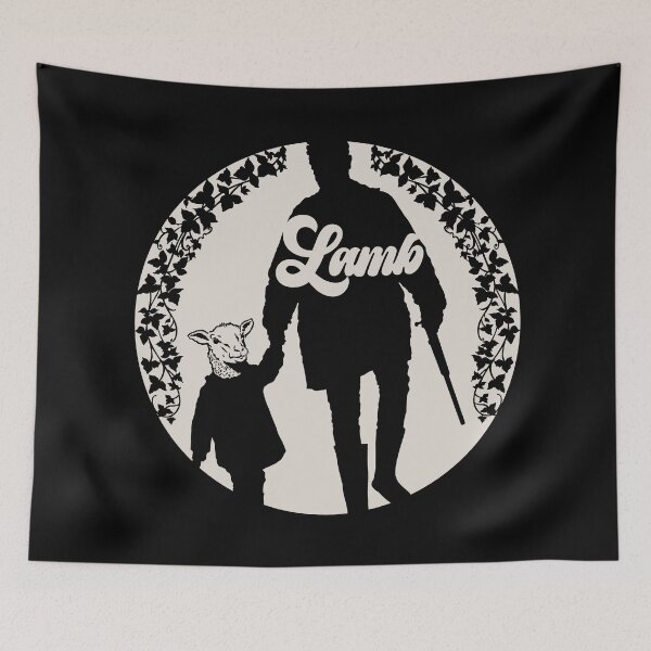 Item preview, Lamb movie Ada and Father Folk Horror designed and sold by LapinMagnetik.