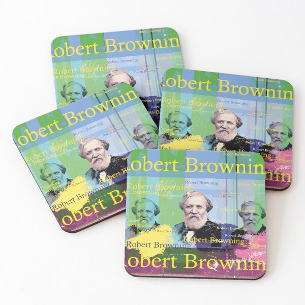 Item preview, Robert Browning Portrait Collage in Pop Art Style designed and sold by Mauswohn.