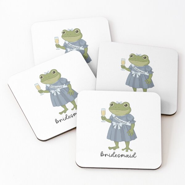 Item preview, Retro Bridesmaid Frog Bachelorette Party Wedding Squad Funny designed and sold by kiralynstration.