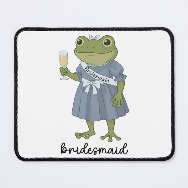 Item preview, Retro Bridesmaid Frog Bachelorette Party Wedding Squad Funny designed and sold by kiralynstration.