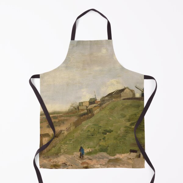 Item preview, The Hill of Montmartre With Stone Quarry by Vincent van Gogh: Rustic Landscape Poster designed and sold by artofuniverse.