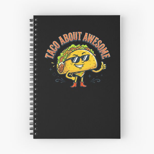 Item preview, Taco About Awesome Funny Retro Cool Taco Character T-Shirt designed and sold by Egyptian king ⭐⭐⭐⭐⭐.