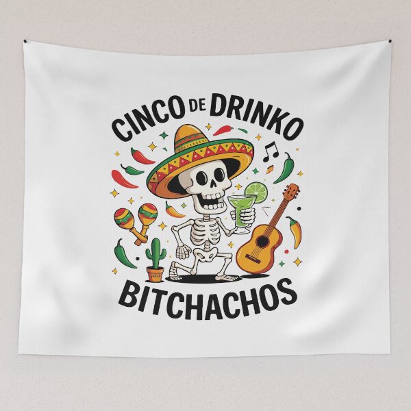 Item preview, Cinco De Drinko Funny Cinco De Mayo Party Humor Fiesta designed and sold by kiralynstration.