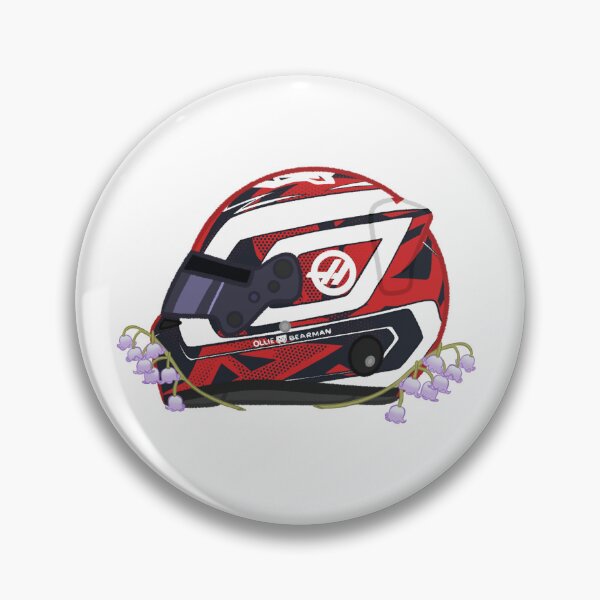 Item preview, Oliver Bearman 2025 Silverstone Helmet With Flowers  designed and sold by OriDraws.