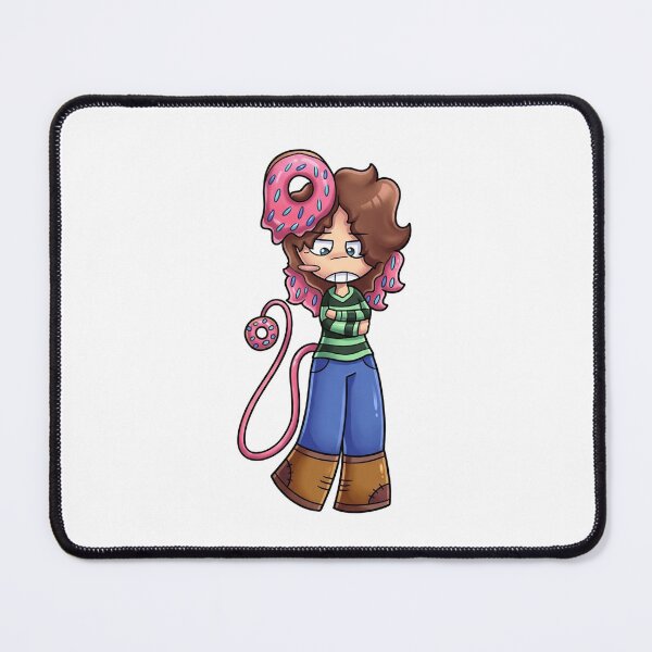 Item preview, Donut Girl Chibi Character with Pink Hair designed and sold by Jullie999.
