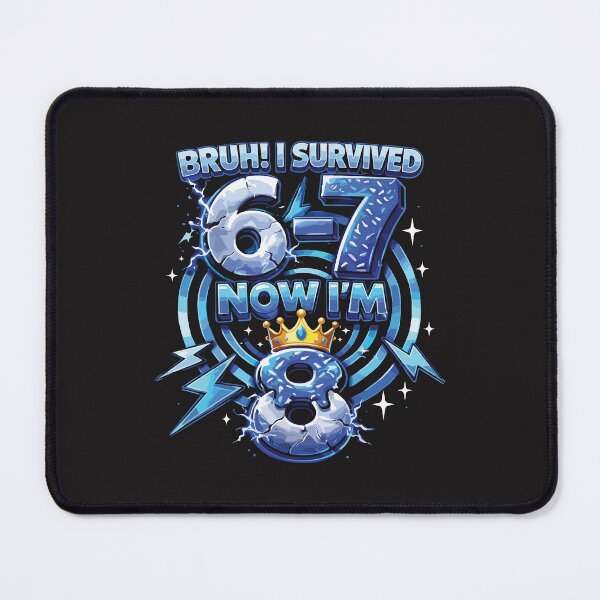 Item preview, Bruh I Survived 7 Now Im 8 Funny 8th Birthday Boy Gift designed and sold by kiralynstration.