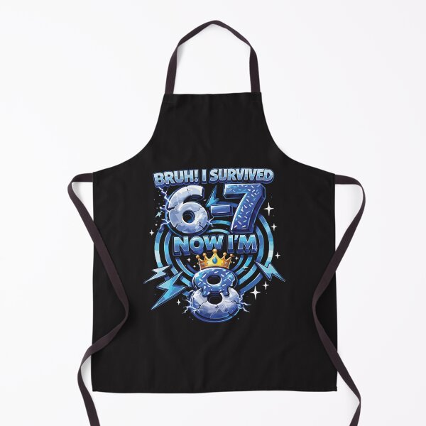 Item preview, Bruh I Survived 7 Now Im 8 Funny 8th Birthday Boy Gift designed and sold by kiralynstration.