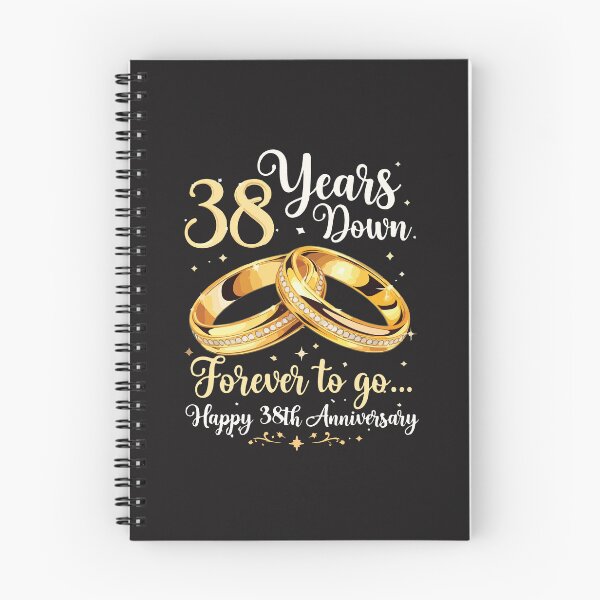 Item preview, 38th Anniversary 38 Years Down Forever To Go Couple Gift designed and sold by kiralynstration.