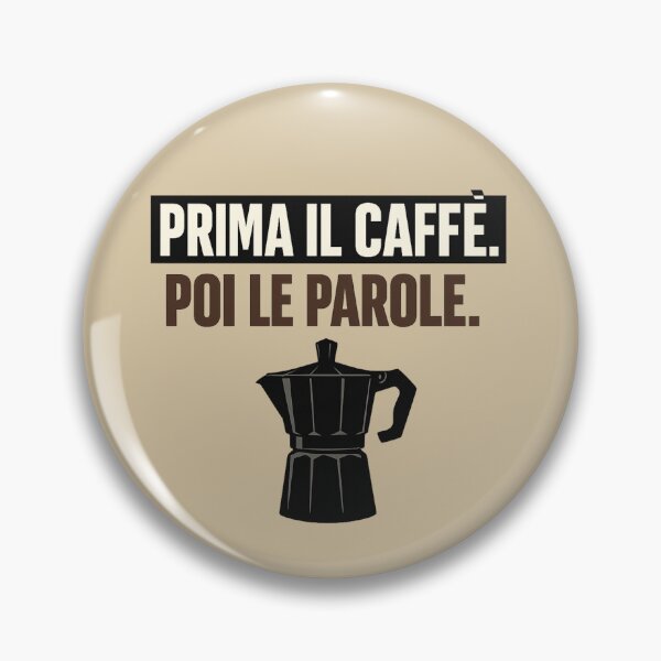 Item preview, Italian Coffee Quote Shirt Prima Il Caffè Poi Le Parole designed and sold by POD DYNASTY.