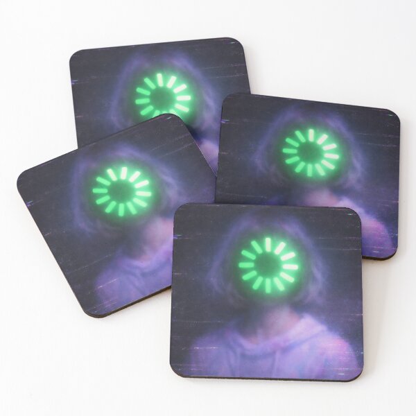 Item preview, Glitch Reality Loading Neon Face designed and sold by SplashTastic.