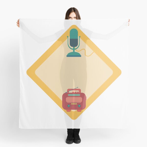 Artikelvorschau, Vintage-Design eines Mikrofons und Radios, ideal für Radiobegeisterte und Antiquitätenliebhaber. Auch eine tolle Geschenkidee zum Weltradiotag am 13. Februar. entworfen und verkauft von Martapp.