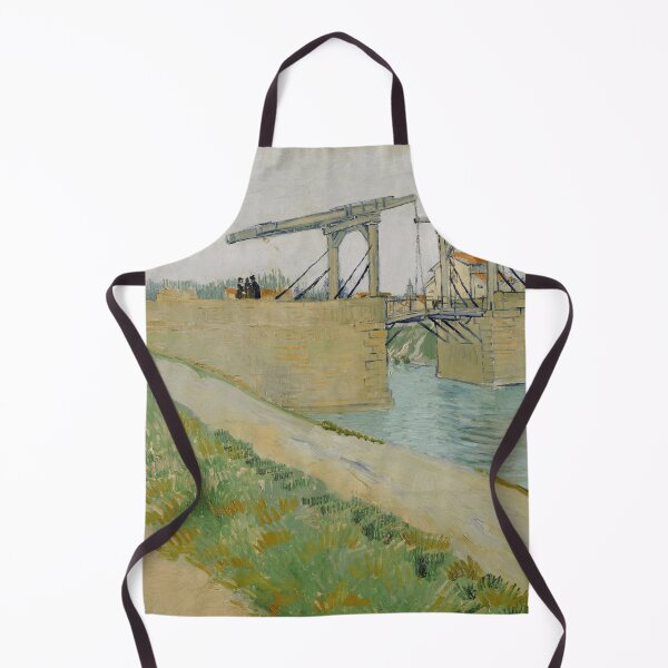 Item preview, The Langlois Bridge by Vincent van Gogh: Post Impressionist Art Print designed and sold by artofuniverse.