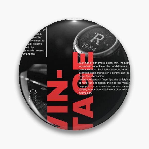 Item preview, Key 1984: Vintage Typewriter Documentary Graphic designed and sold by Rarewhisper.