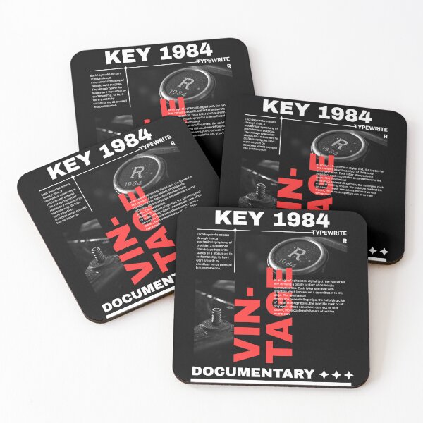 Item preview, Key 1984: Vintage Typewriter Documentary Graphic designed and sold by Rarewhisper.