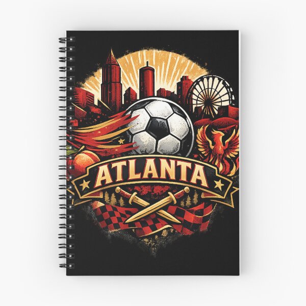 Item preview, Atlanta Football Crest Style Design – City Skyline Soccer Graphic, Phoenix Sports Fan Artwork, Red Black Supporter Design designed and sold by GarnerSupplyCo.