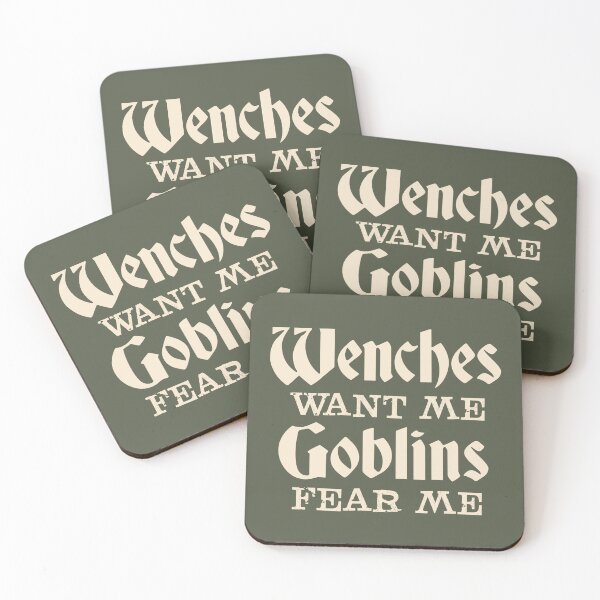 Item preview, Wenches want me, Goblins fear me | funny meme saying designed and sold by MamSelle.