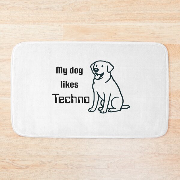 Item preview, My dog likes Techno designed and sold by TeeHeeRiot.