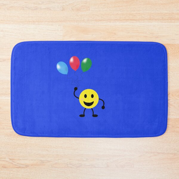 Item preview, Happy emoticon with three colored balloons and blue background. Ideal to give to optimists or on the International Day of Happiness on March 20 designed and sold by Martapp.