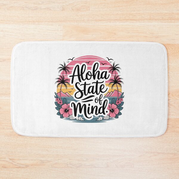 Item preview, Tropical beach aesthetic retro summer sticker - Aloha State of Mind designed and sold by KymeraStudio25.