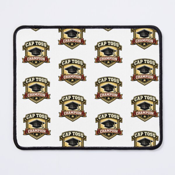 Item preview, Graduation cap and banner design celebrating cap toss, ideal for background, AI generated designed and sold by dvoevnore.