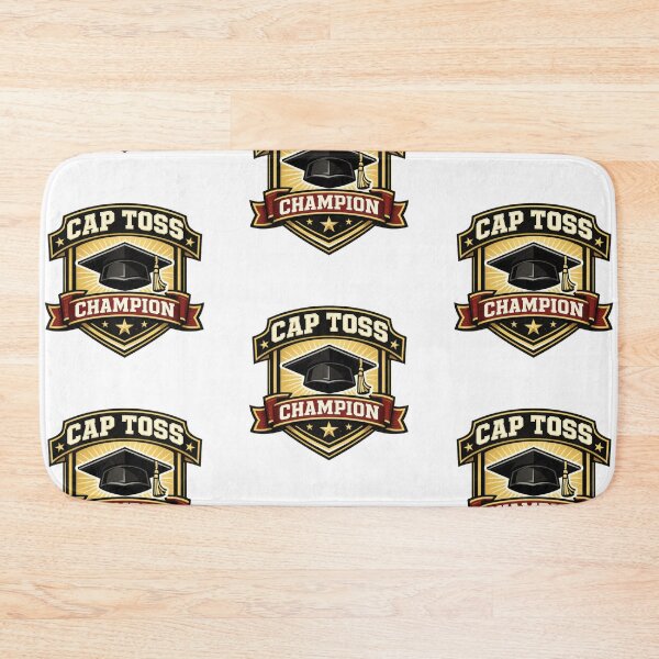Item preview, Graduation cap and banner design celebrating cap toss, ideal for background, AI generated designed and sold by dvoevnore.