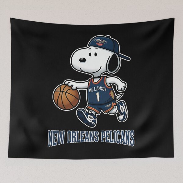 Item preview,  Snoopy New Orleans Pelicans  Basketball Fan designed and sold by UtshoDesigner.
