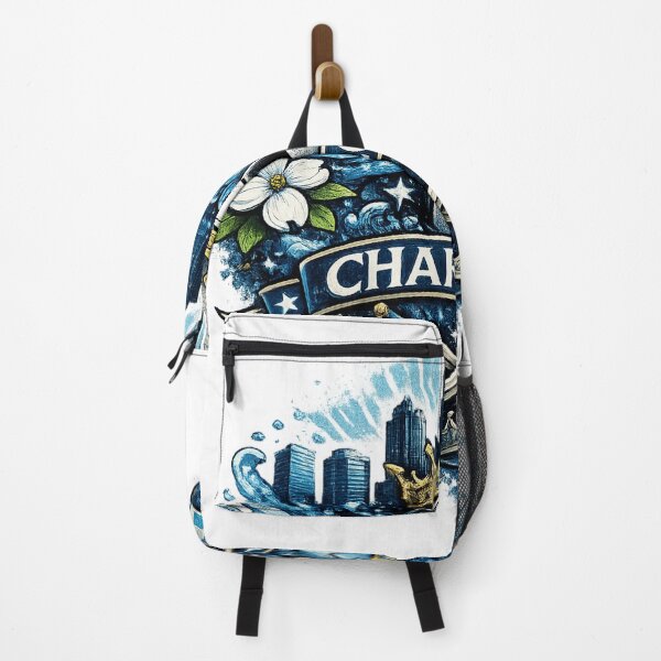Item preview, Charlotte Football Crest Design – Charlotte Soccer Fan Artwork, Crown City Skyline Graphic, Blue Supporter Gift designed and sold by GarnerSupplyCo.