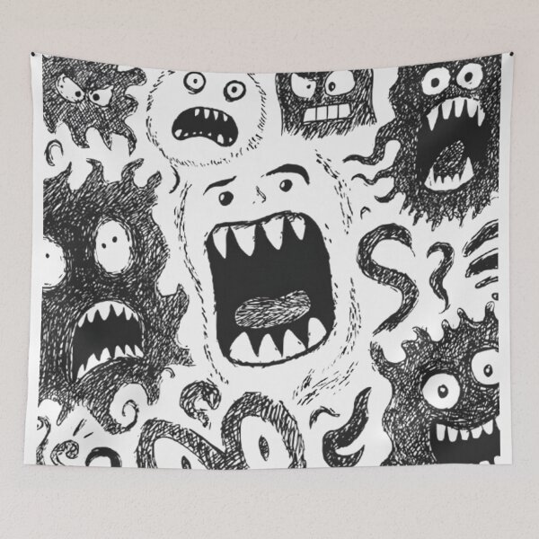 Item preview, Face of Fear designed and sold by Retro Whimsy.